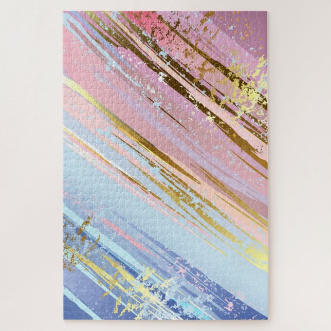 Textured Pink Background Puzzle (Vertikal)