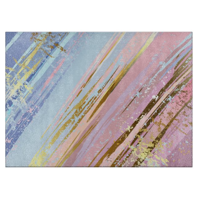 Textured Pink Background Schneidebrett (Vorderseite)