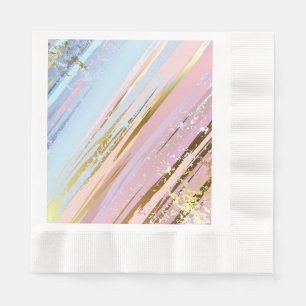 Textured Pink Background Serviette