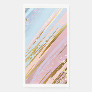 Textured Pink Background Serviette