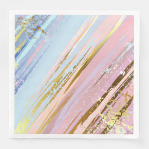 Textured Pink Background Serviette