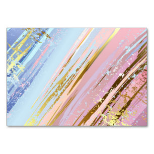 Textured Pink Background Tischnummer