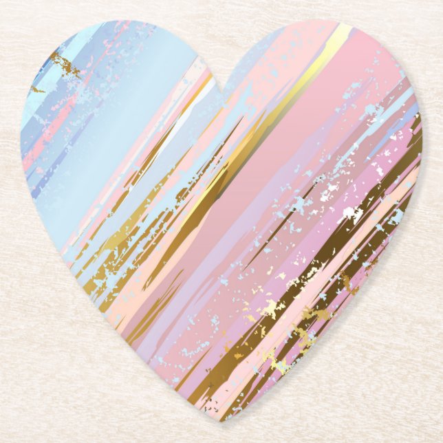 Textured Pink Background Untersetzer (Vorderseite)