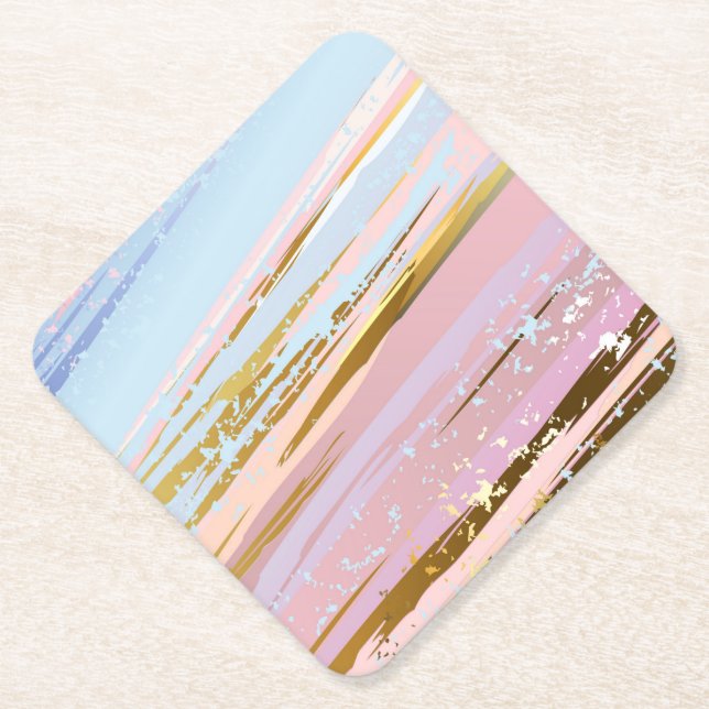 Textured Pink Background Untersetzer (Vorderseite)