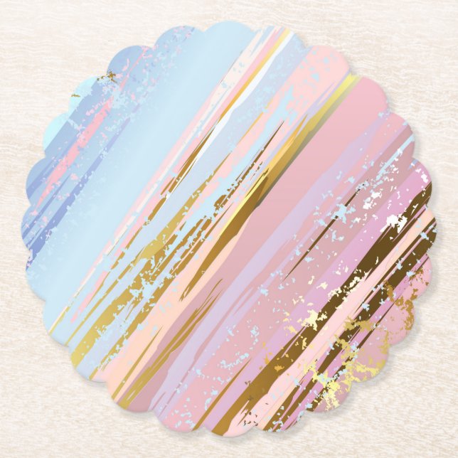 Textured Pink Background Untersetzer (Vorderseite)