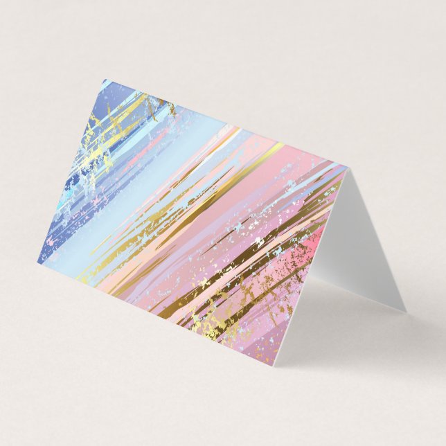 Textured Pink Background Visitenkarten (Vorderseite)