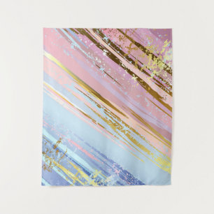 Textured Pink Background Wandteppich