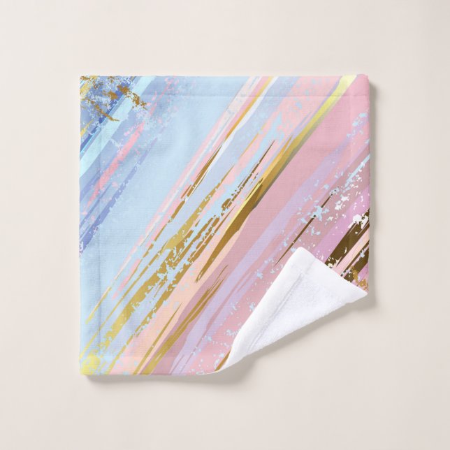 Textured Pink Background Waschlappen (Waschlappen)