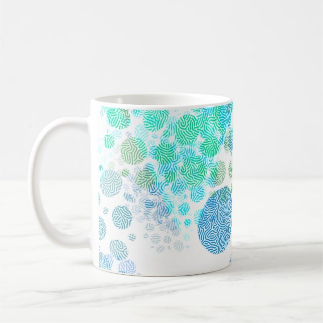 Textured Polka Dot Kaffeetasse (Links)