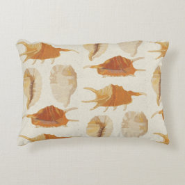 Textured Seashells Dekokissen