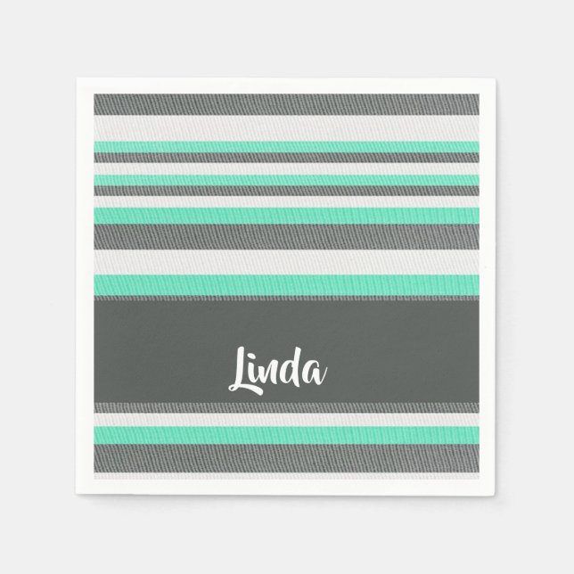 Textured stripes pattern serviette (Vorderseite)