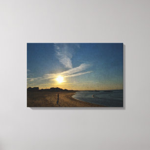 Textured Sunset von Shirley Taylor Leinwanddruck