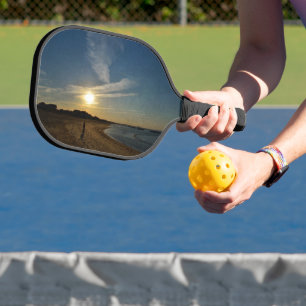 Textured Sunset von Shirley Taylor Pickleball Schläger