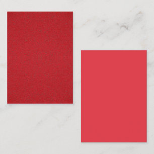 Textured Tomato Red Business Card Zurück - Anpasse Visitenkarte