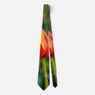 Textured Tulip Garden Neck Tie Krawatte