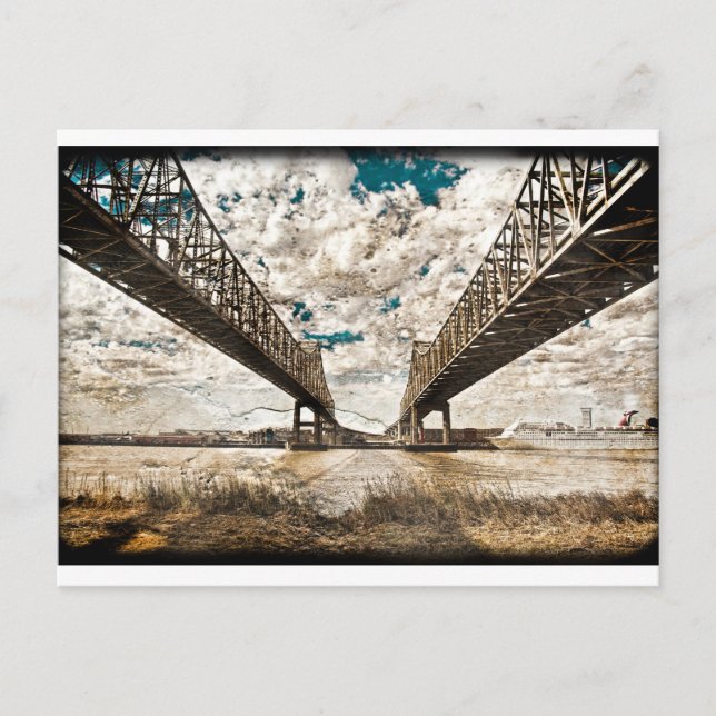 Textured Twin Span Postkarte (Vorderseite)
