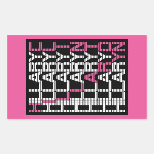 Texturelite Rechteckiger Aufkleber