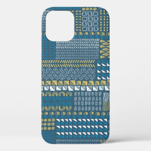 Texturen und handgezeichnete Formen Vintage-Muster Case-Mate iPhone Hülle