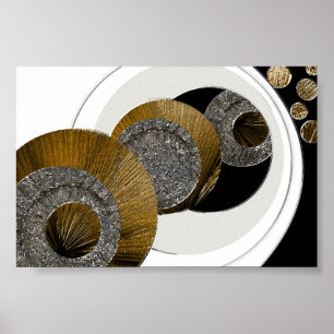 Texturiert Abstrakt unerklärt Poster