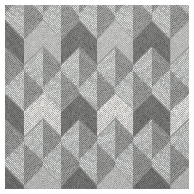 Texturiert grau geometrisch. stoff (Muster)