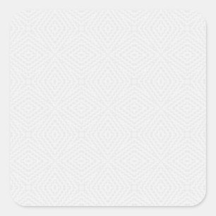 Texturiert massiv weiß. quadratischer aufkleber