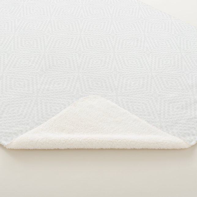 Texturiert massiv weiß. sherpadecke (3/4)