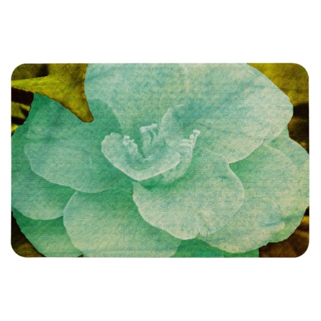 Texturierte Blume von Shirley Taylor Magnet (Horizontal)