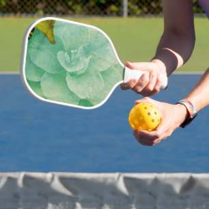 Texturierte Blume von Shirley Taylor Pickleball Schläger