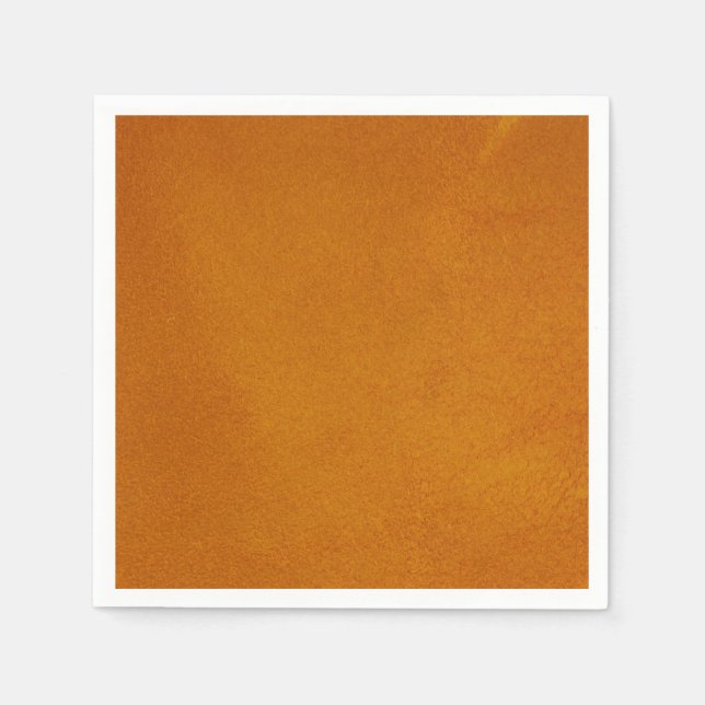 Texturierte Burnt Orange Serviette (Vorderseite)