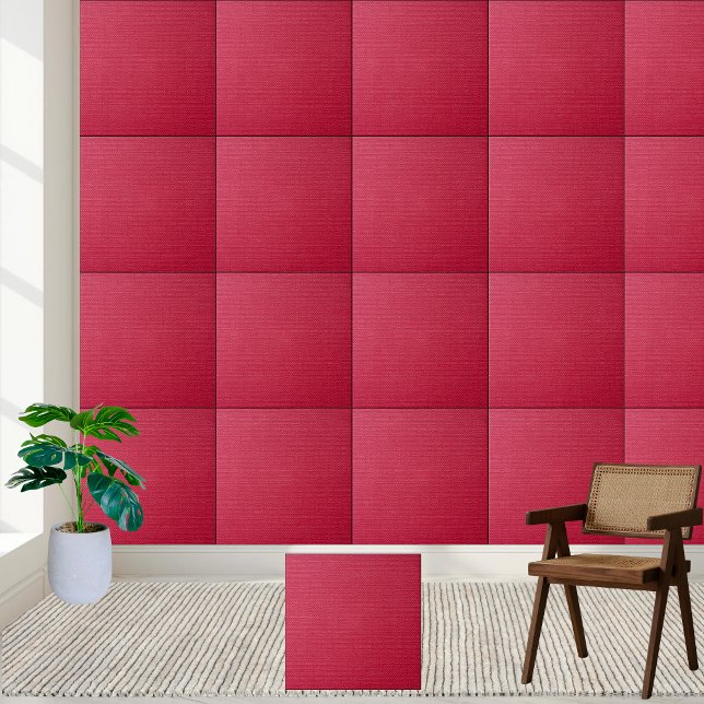 Texturierte Crimson Keramik Tile Style 2 Fliese (Textured Crimson Ceramic Tile Style 2)
