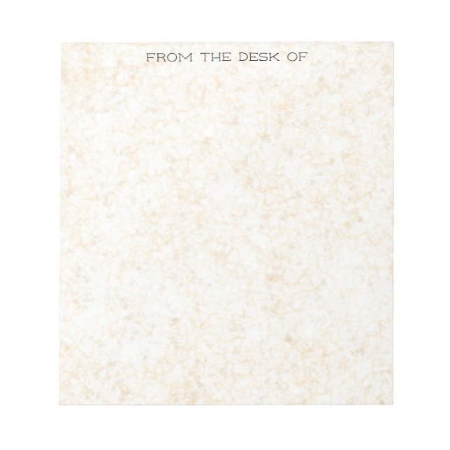 Texturierte Darstellung Notizblock (Vorderseite)