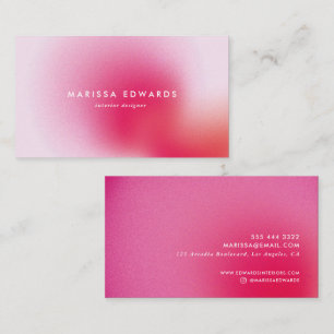 Texturierte Gradient Business Card Visitenkarte