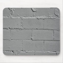 Texturierte graue Zementwand Mousepad