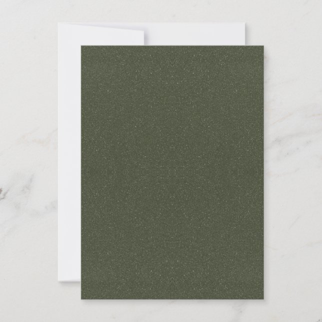 Texturierte Green Flat Note Card - Anpassbar Mitteilungskarte (Vorderseite)