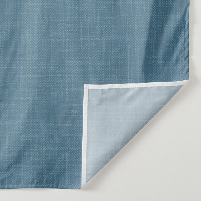 Texturierte Kronenbeine blau. Wandteppich (Detail)