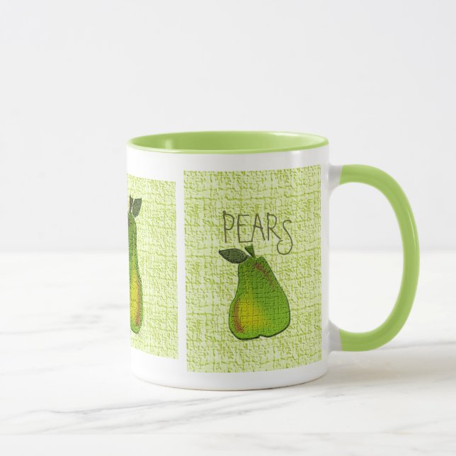 Texturierte Limone Birnen Tasse (Rechts)