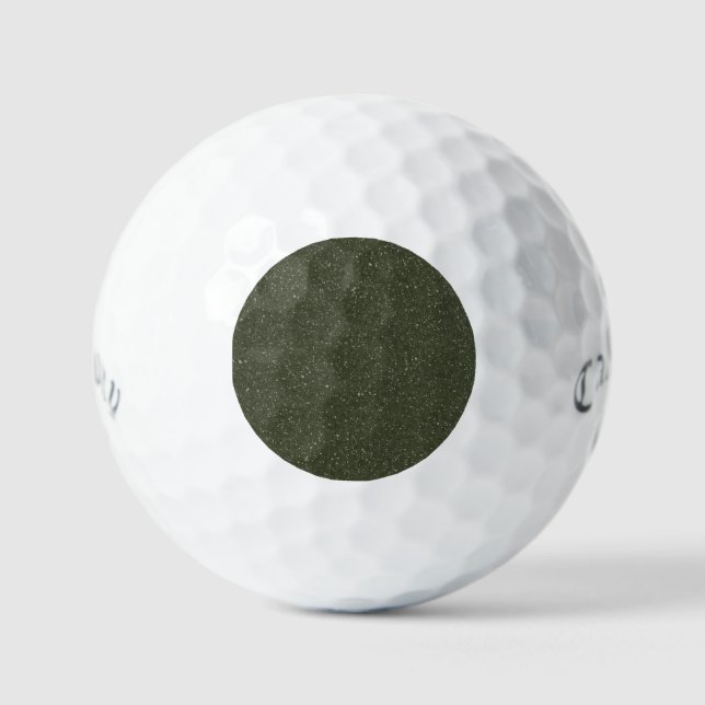 Texturierte Moos Green Custom Golf Ball (Vorderseite)