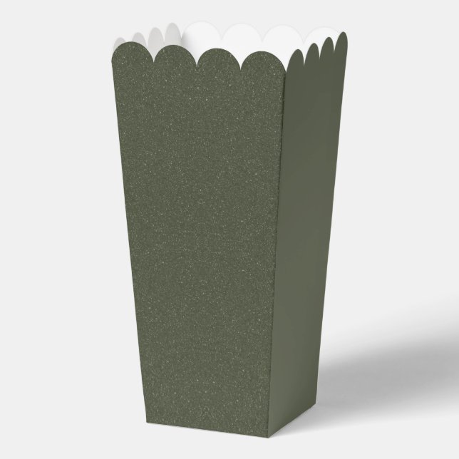 Texturierte Moos Green Gevor Box Design - Anpassen Geschenkschachtel (Vorderseite)
