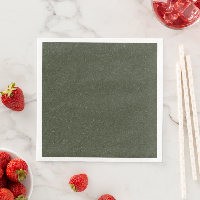 Texturierte Moos Green Party Napkin Serviette (Beispiel)