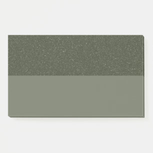 Texturierte Moosgrün klebrige Post-It-Notes (Custo Post-it Klebezettel