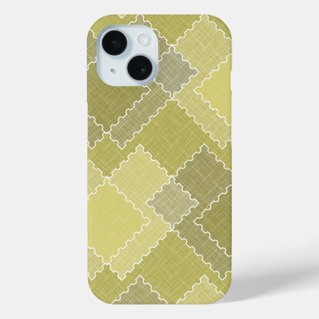 Texturierte Patchwork-Patches mehrfarbige Flecken  Case-Mate iPhone Hülle (Rückseite)