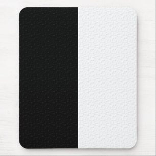 Texturierte Schwarz-weiße Streifen mit je zwei Far Mousepad