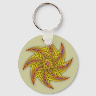 Texturierte Stars Schlüsselanhänger