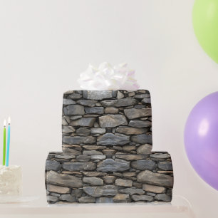 Texturierte Stone-Wall-Papier-Rolle Geschenkpapier