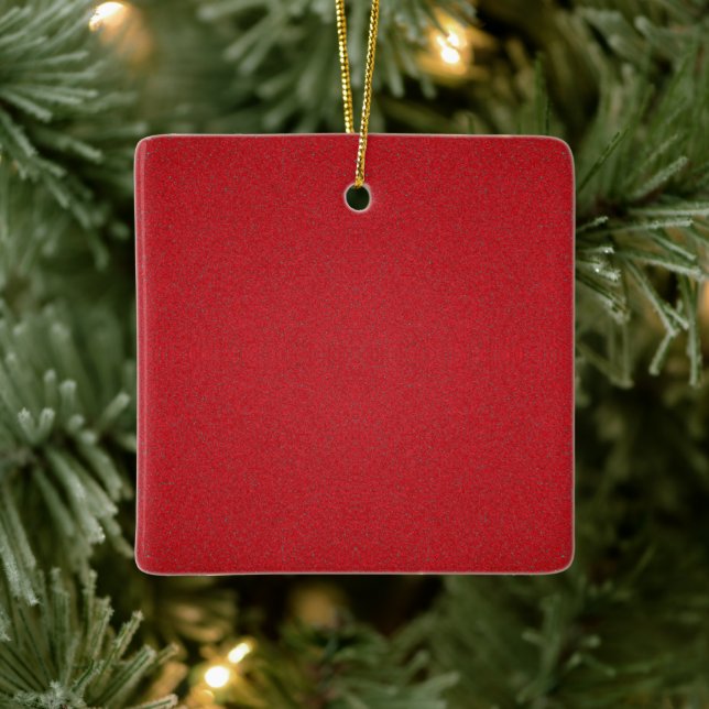 Texturierte Tomate Red Custom Ornament (Baum)