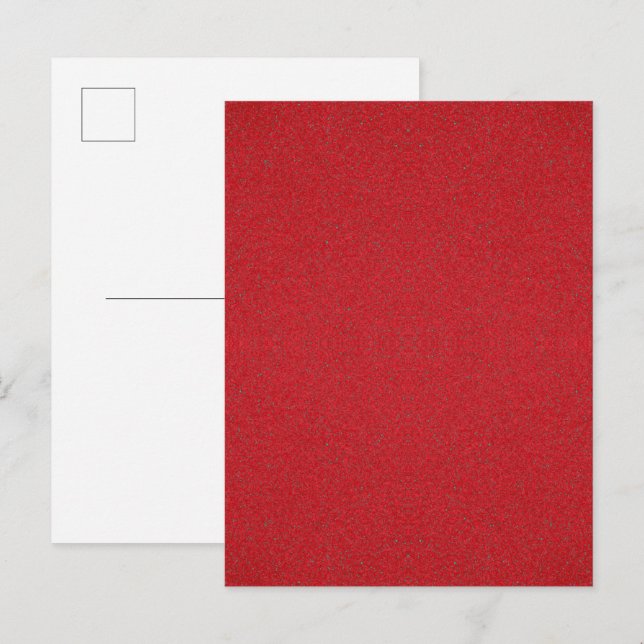 Texturierte Tomate Rote Postkarte Einladung (Vorne/Hinten)