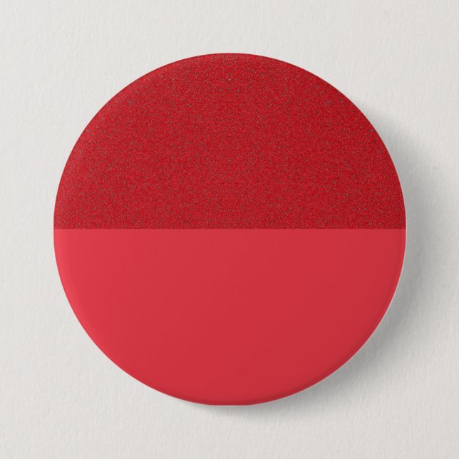 Texturierte Top Tomato Red Button - Anpassbar (Vorderseite)