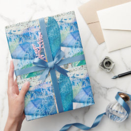 Texturierte Watercolor-gestrichene Wrapping Paper Geschenkpapier