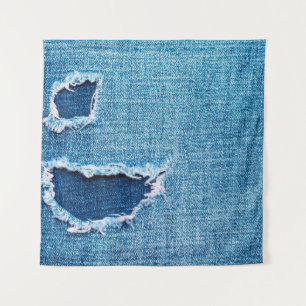 Texturierter Denim Hintergrund. Gewebebohrung Wandteppich