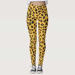 Texturleopard Leggings